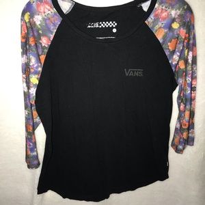3/4 sleeve Vans shirt
